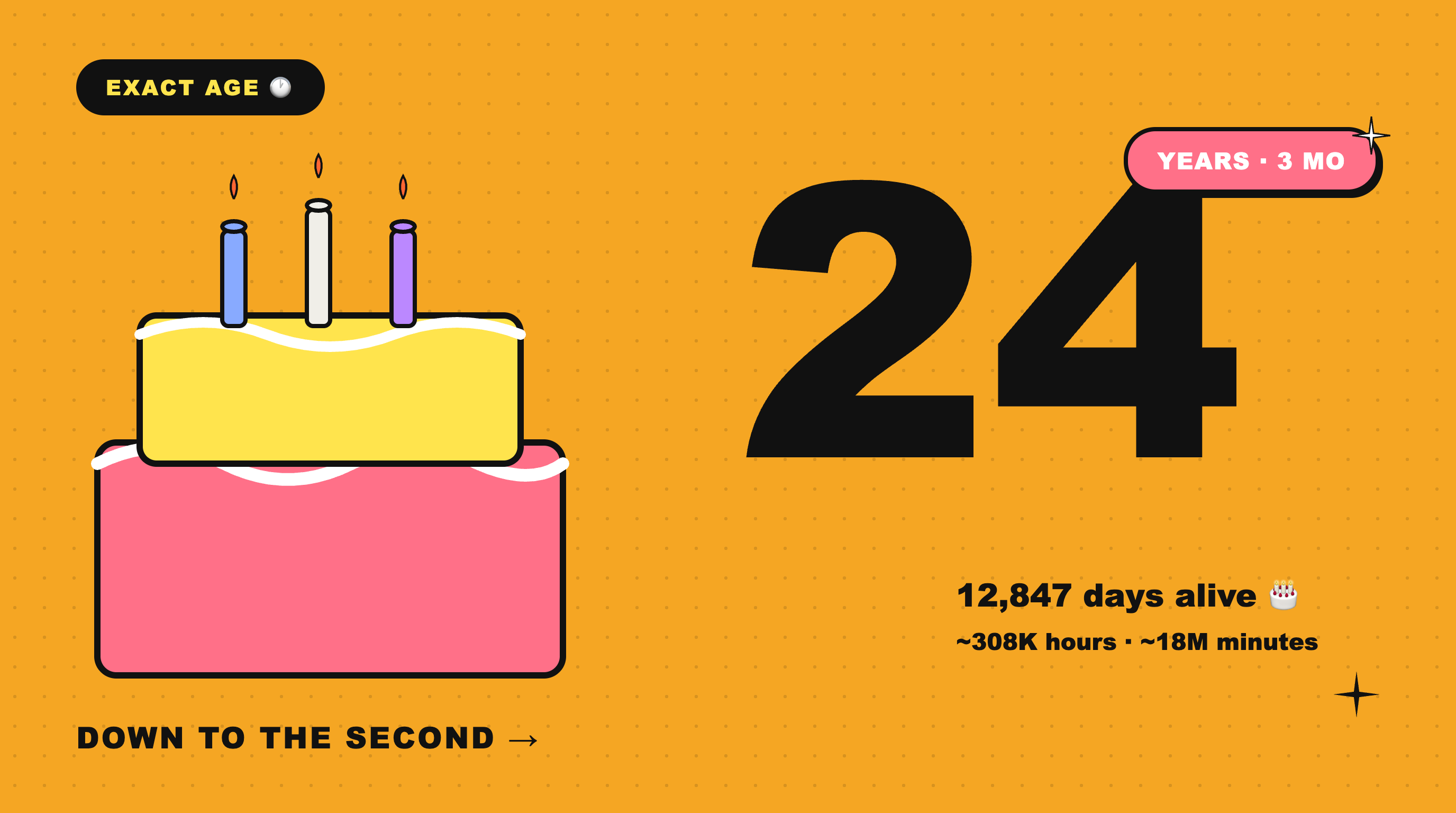 Age Calculator: Calculate Your Exact Age in Seconds
