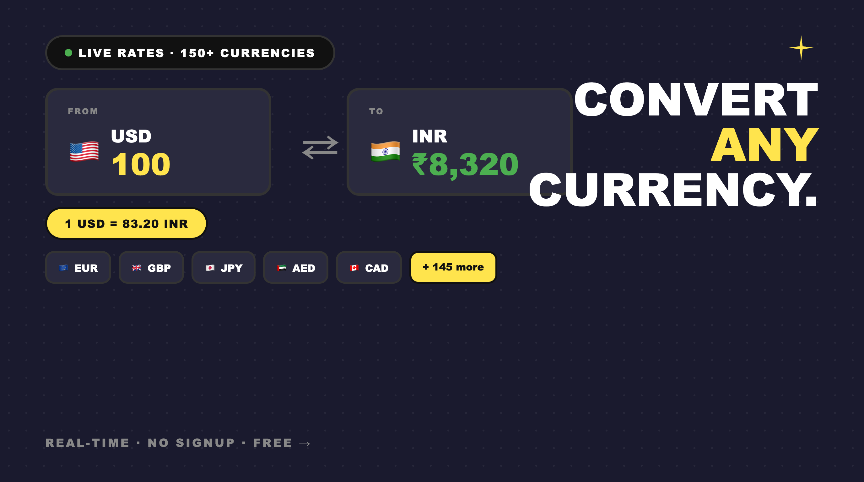 Currency Converter: Real-Time Exchange Rates (Free)