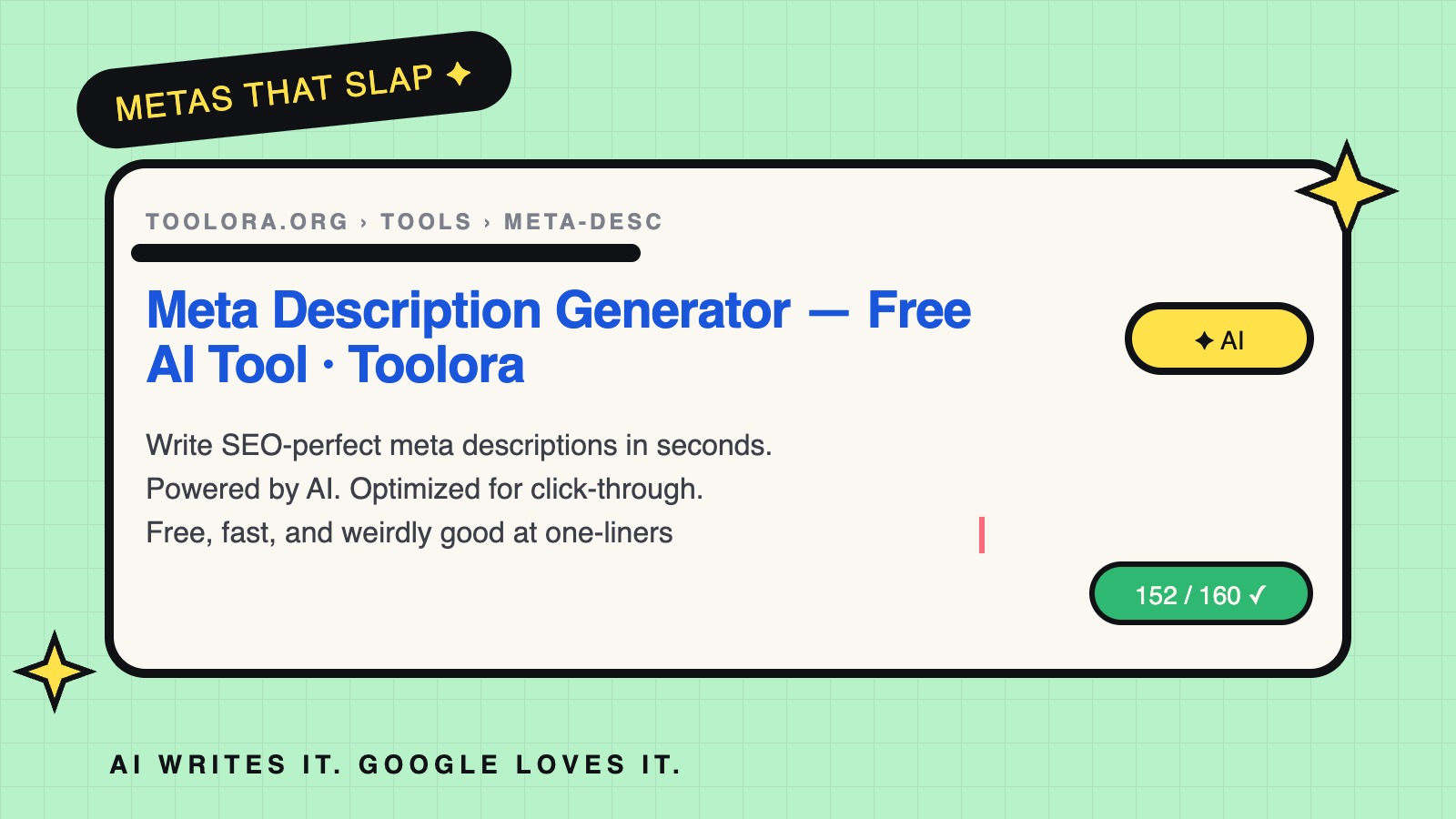 Meta Description Generator — Write SEO-Perfect Descriptions