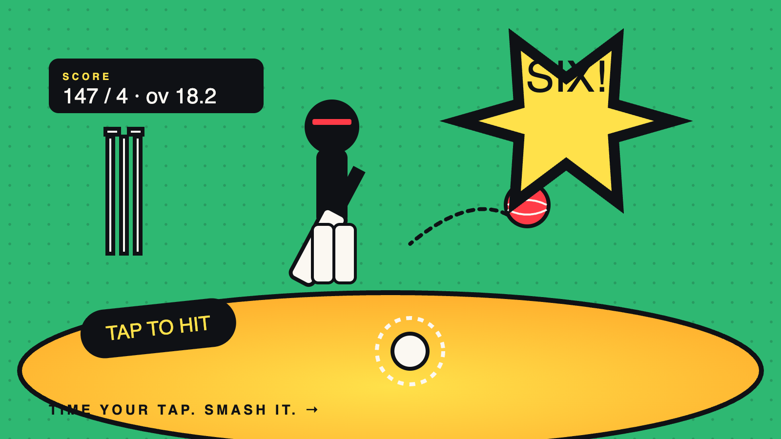 Tap Cricket Game — Free Online Cricket